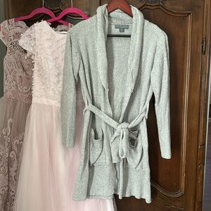 Barefoot Dreams Ultra Soft Gray Cardigan One Size
